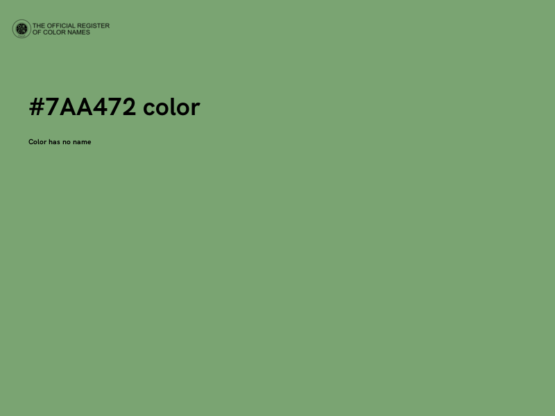 #7AA472 color image