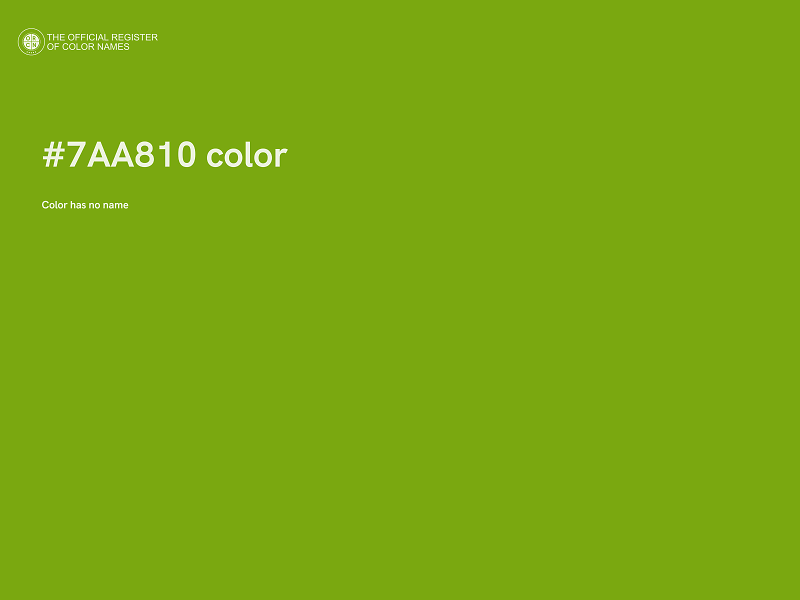 #7AA810 color image