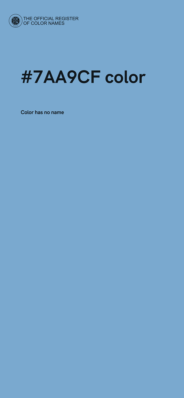 #7AA9CF color image