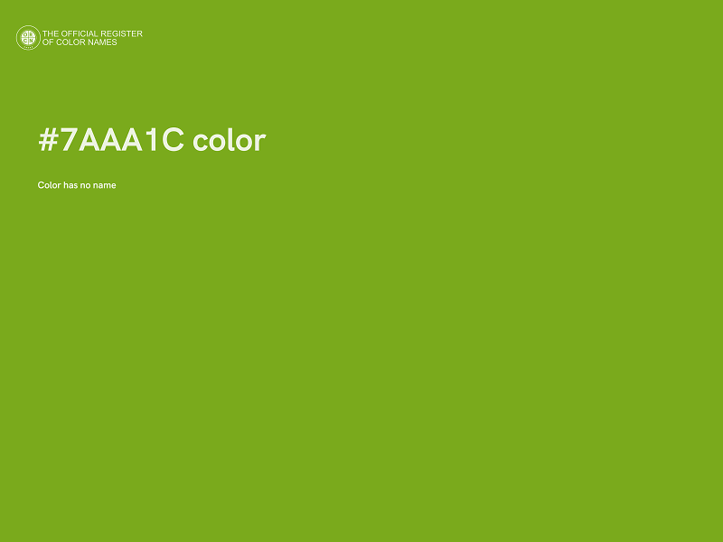 #7AAA1C color image