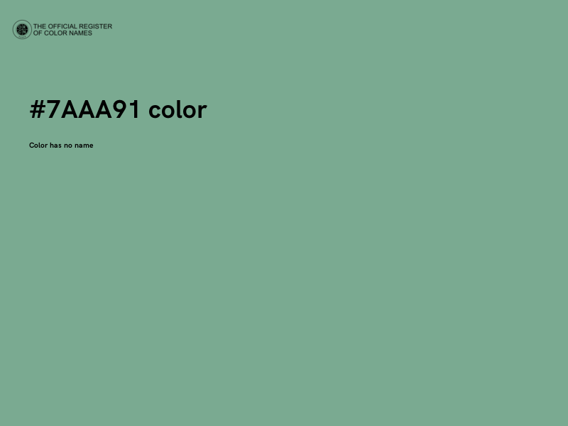 #7AAA91 color image