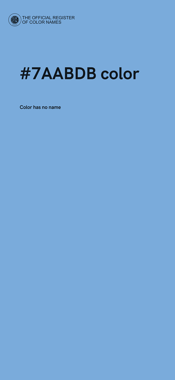 #7AABDB color image