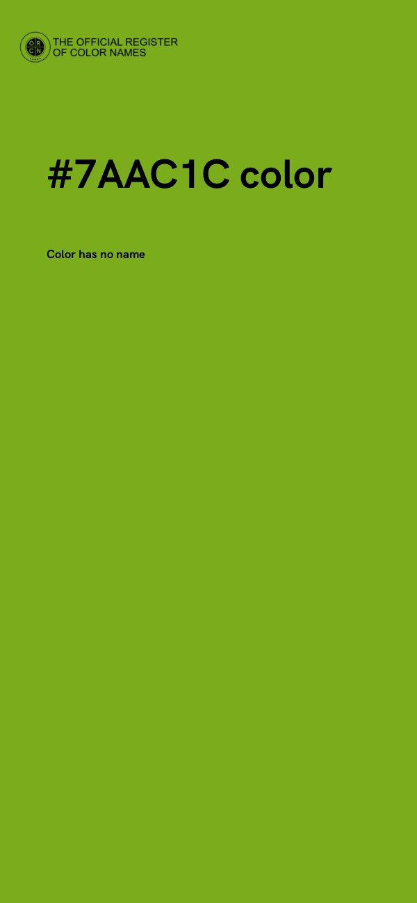 #7AAC1C color image