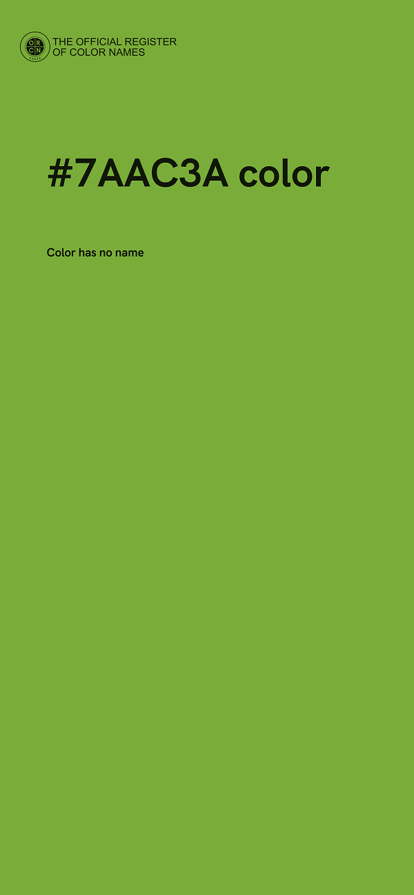 #7AAC3A color image