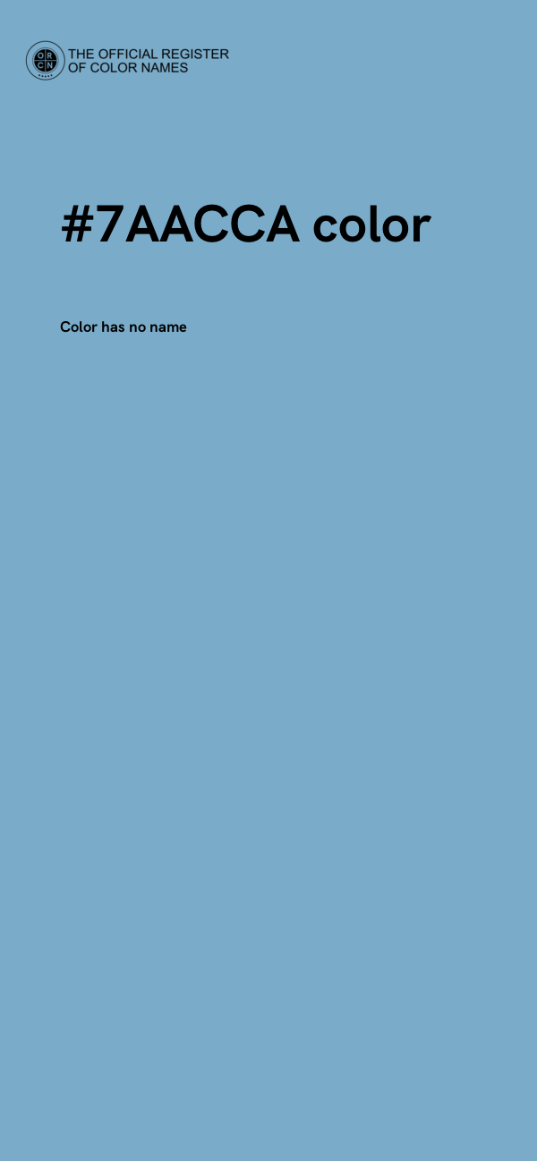 #7AACCA color image