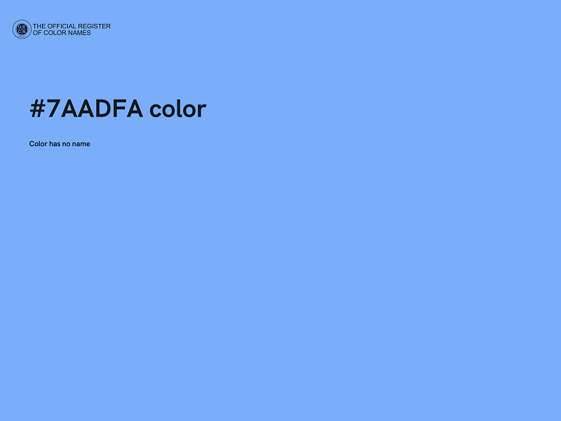 #7AADFA color image