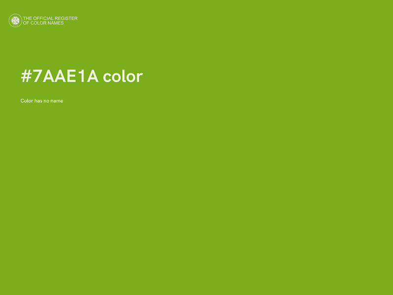 #7AAE1A color image