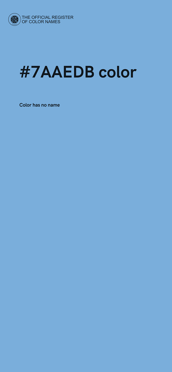 #7AAEDB color image