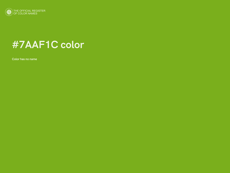 #7AAF1C color image