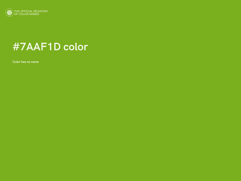 #7AAF1D color image