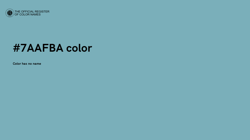 #7AAFBA color image