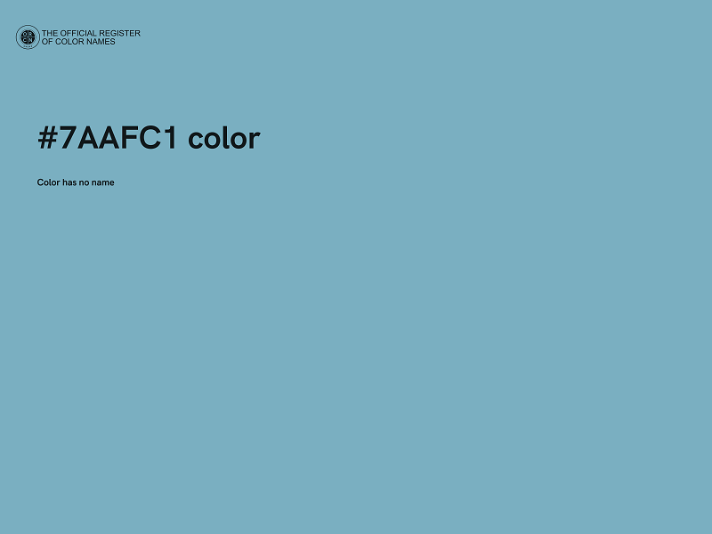 #7AAFC1 color image