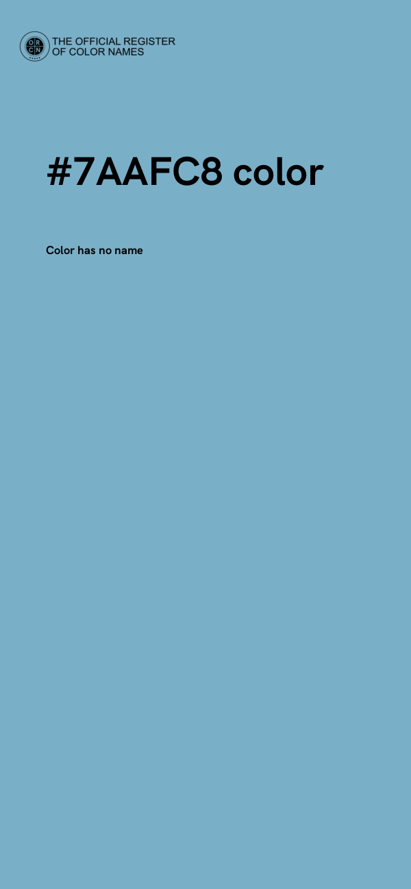 #7AAFC8 color image
