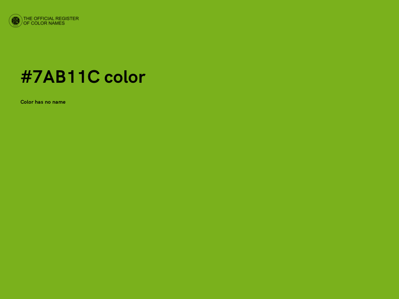 #7AB11C color image