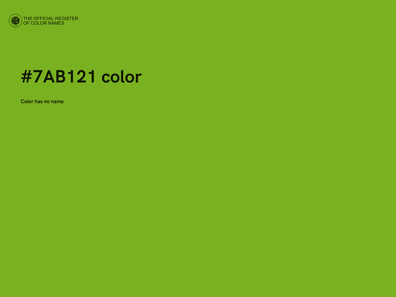 #7AB121 color image