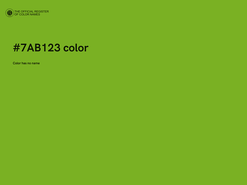 #7AB123 color image