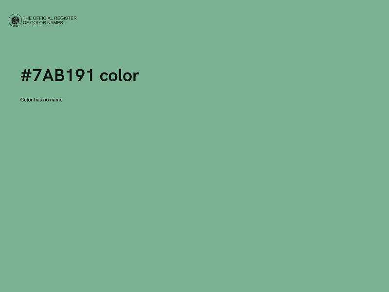 #7AB191 color image