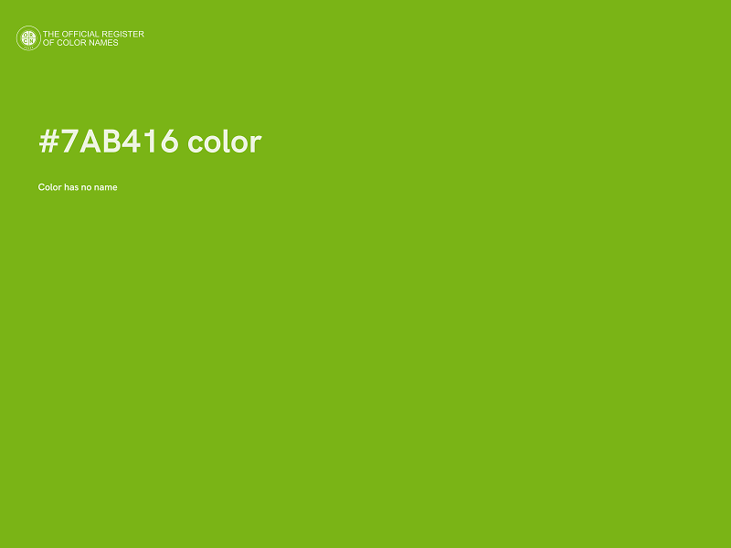 #7AB416 color image