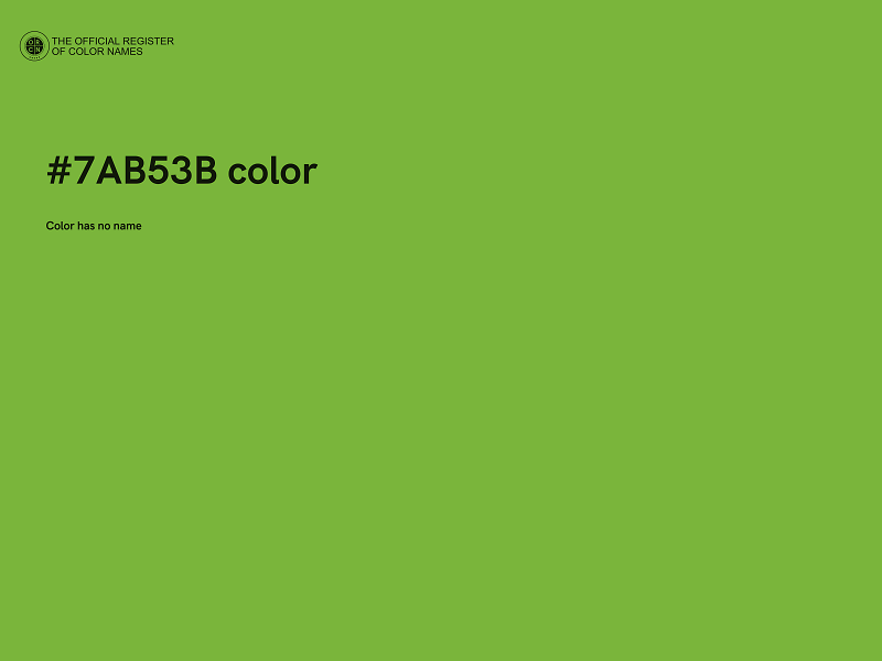 #7AB53B color image