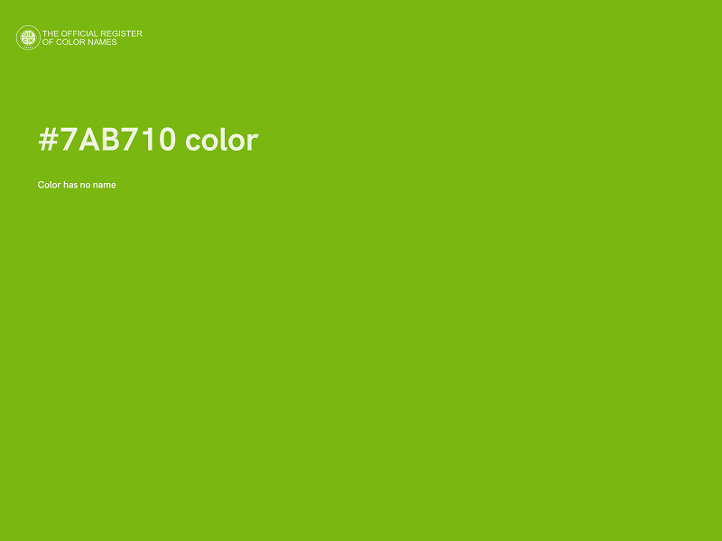 #7AB710 color image