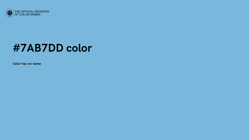 #7AB7DD color image