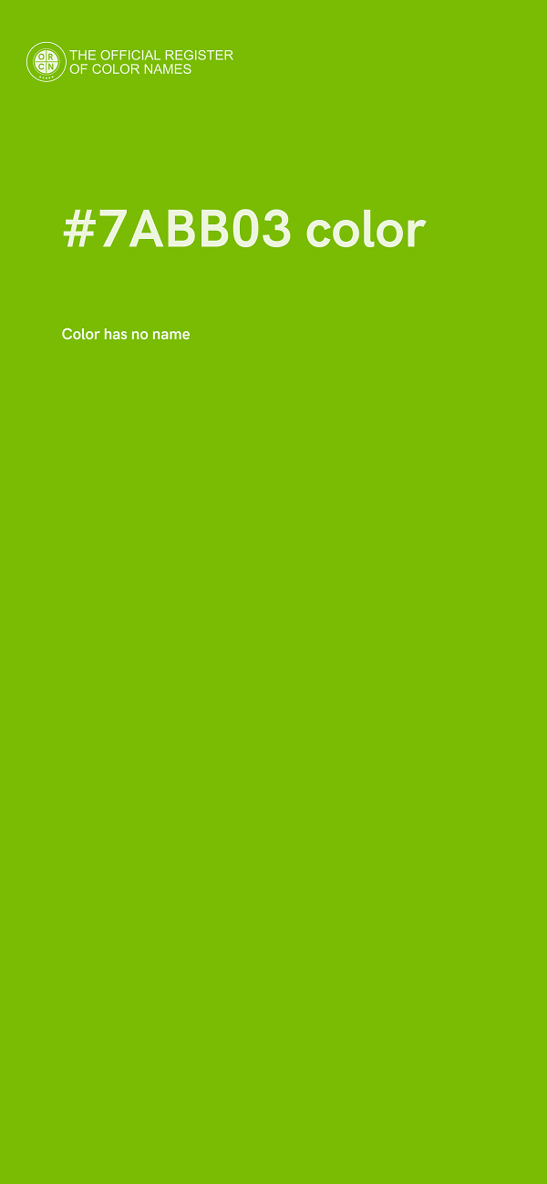 #7ABB03 color image