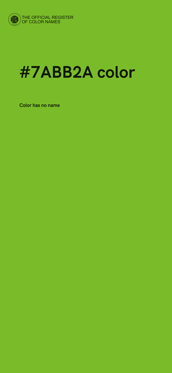 #7ABB2A color image