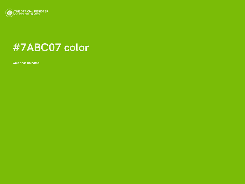 #7ABC07 color image