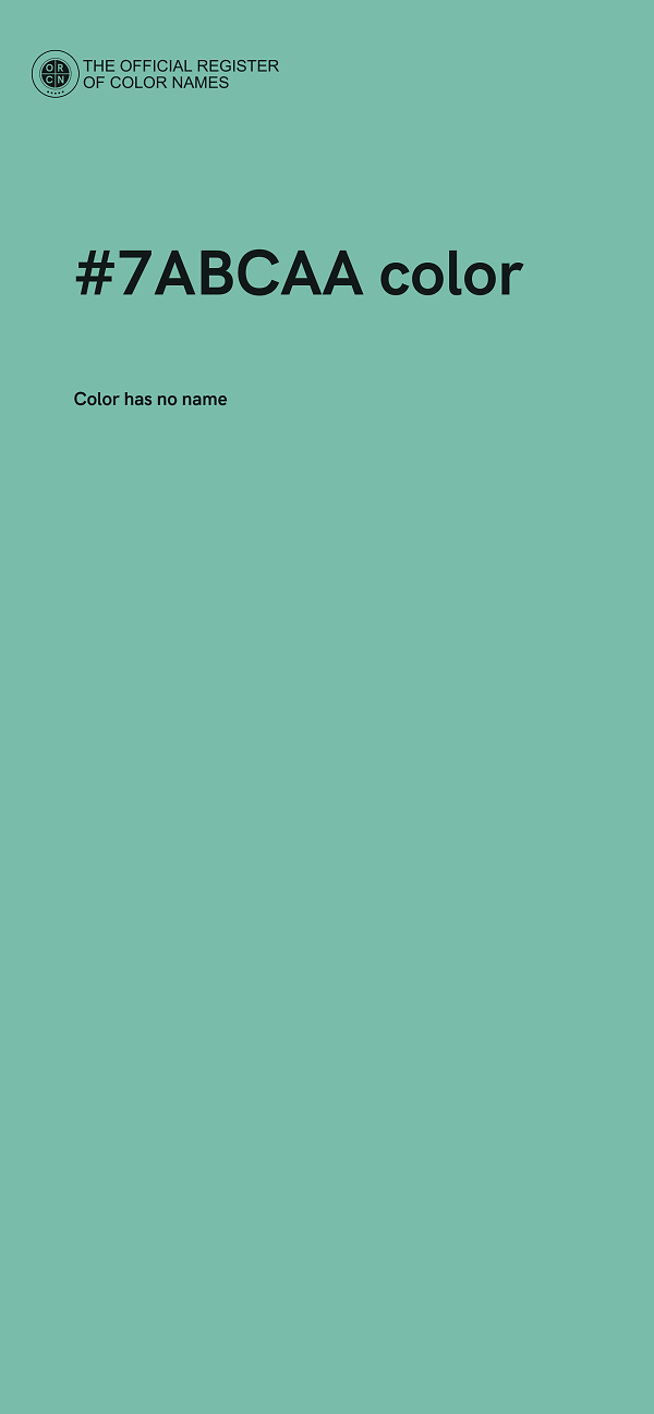 #7ABCAA color image