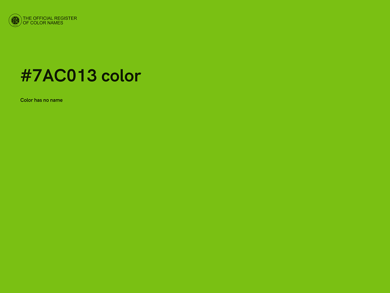 #7AC013 color image