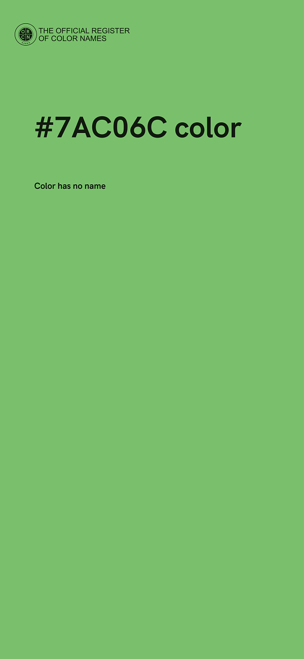 #7AC06C color image