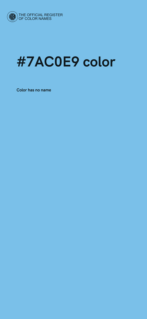 #7AC0E9 color image