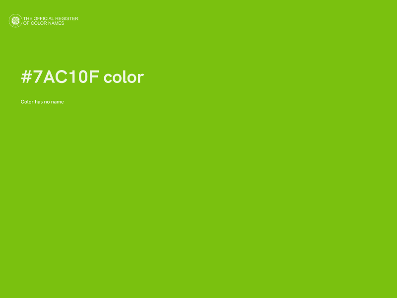 #7AC10F color image