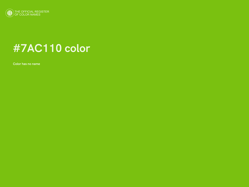 #7AC110 color image