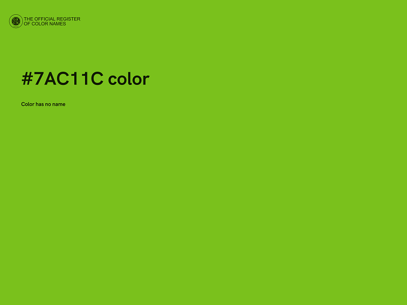 #7AC11C color image
