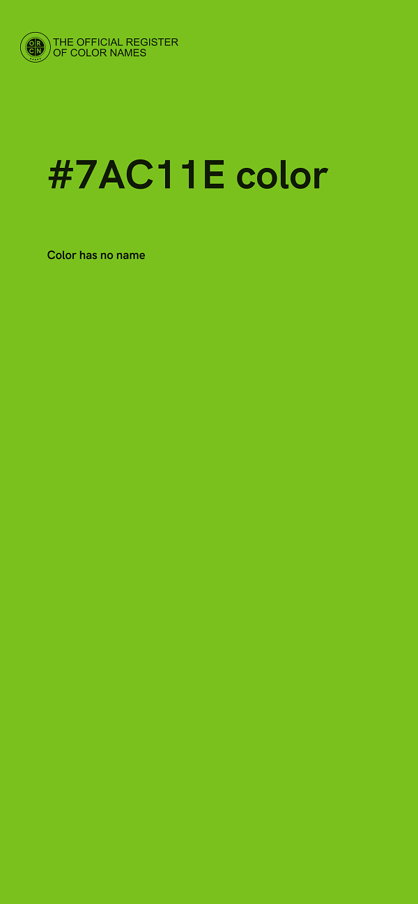 #7AC11E color image
