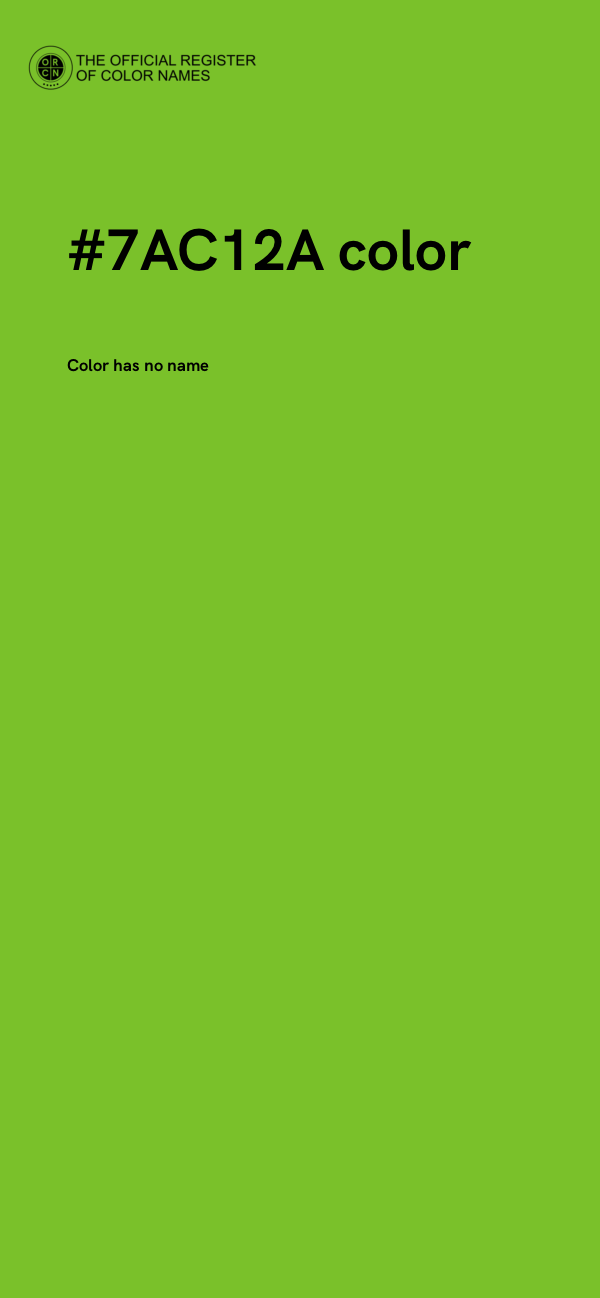 #7AC12A color image