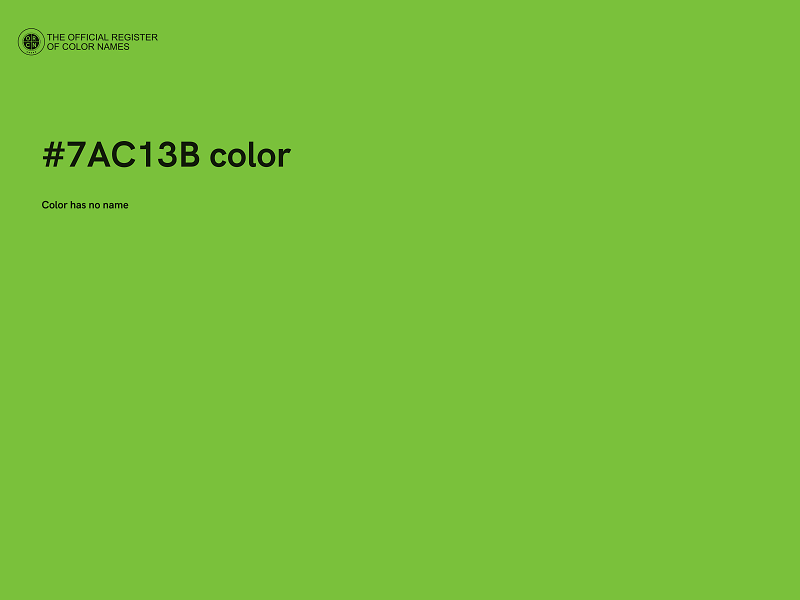 #7AC13B color image