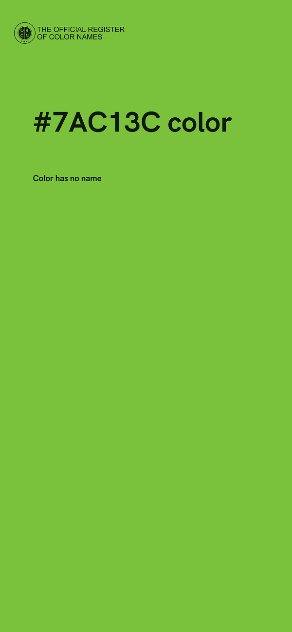 #7AC13C color image