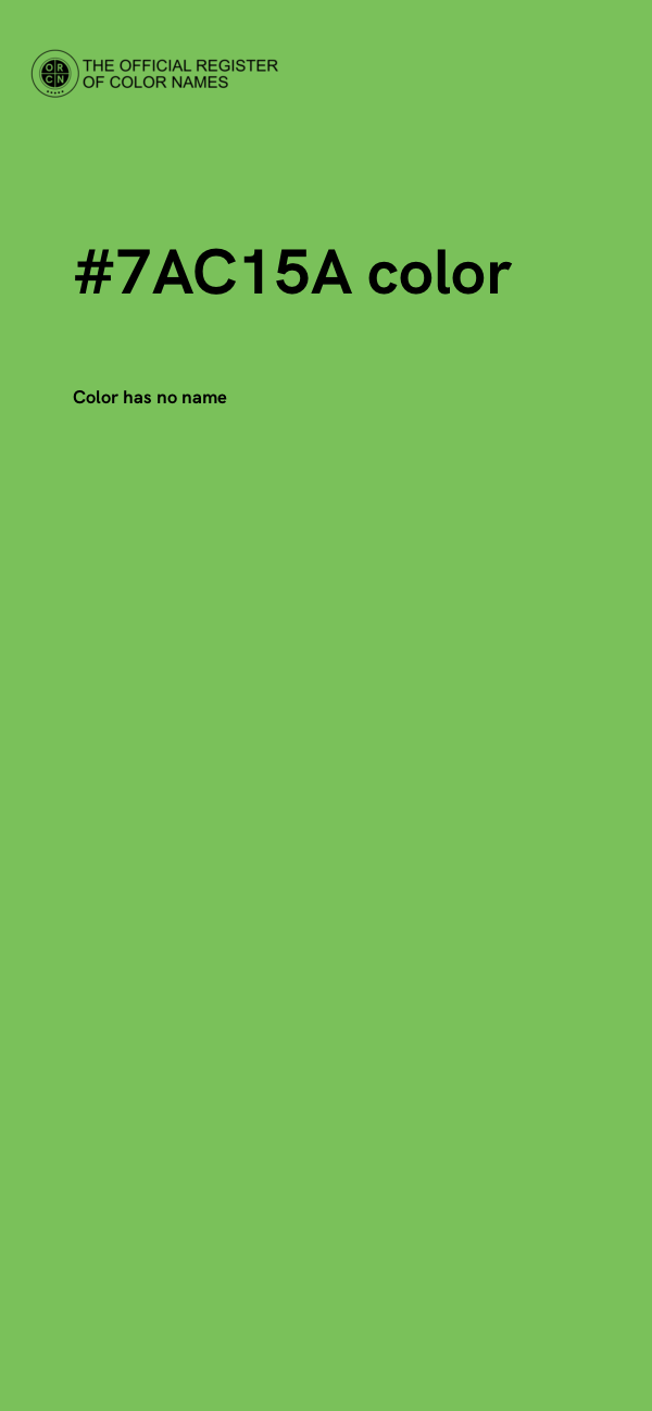#7AC15A color image