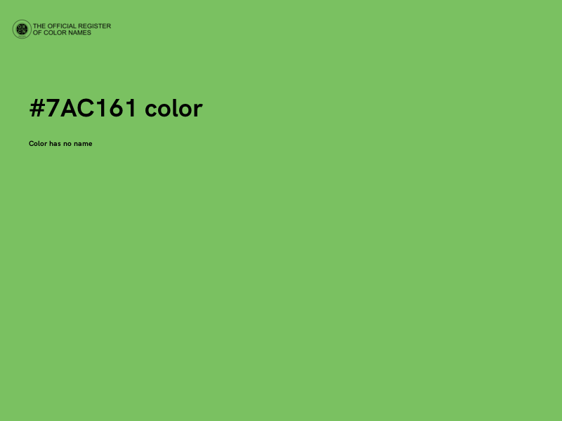 #7AC161 color image