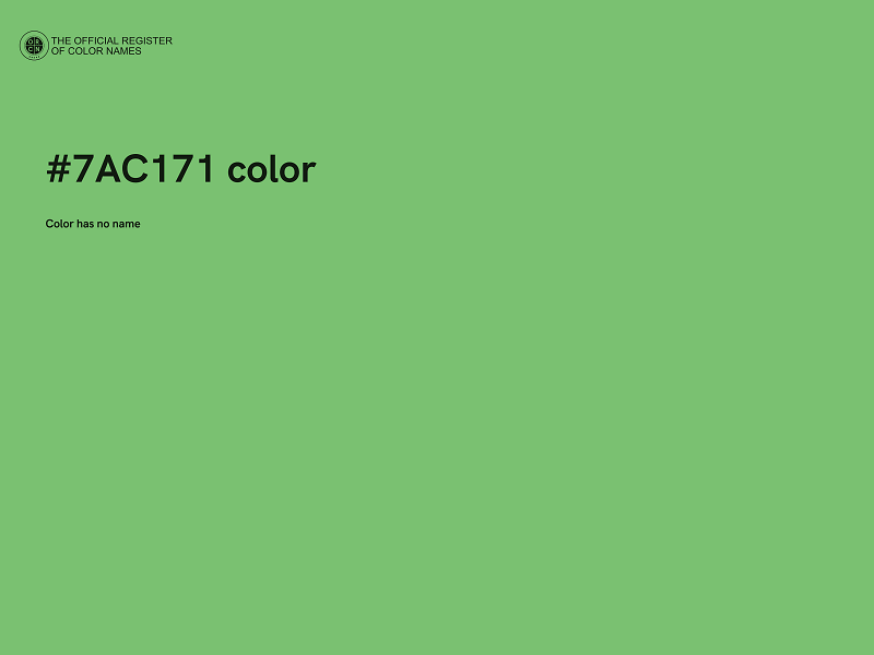 #7AC171 color image