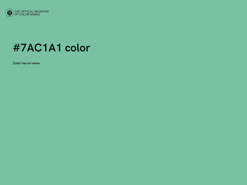 #7AC1A1 color image