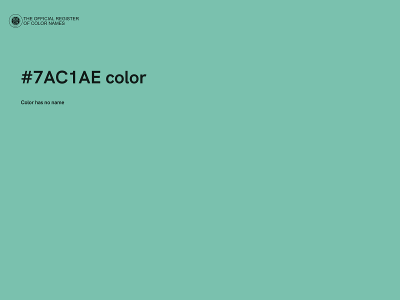 #7AC1AE color image