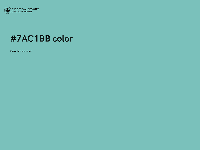 #7AC1BB color image