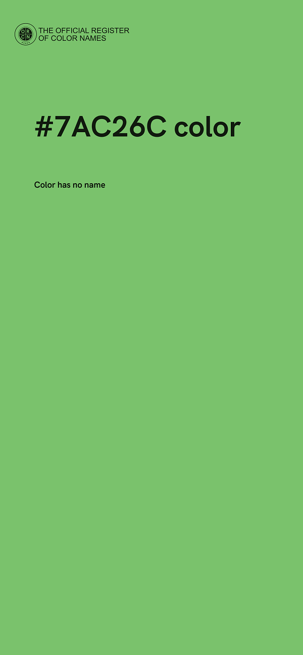 #7AC26C color image
