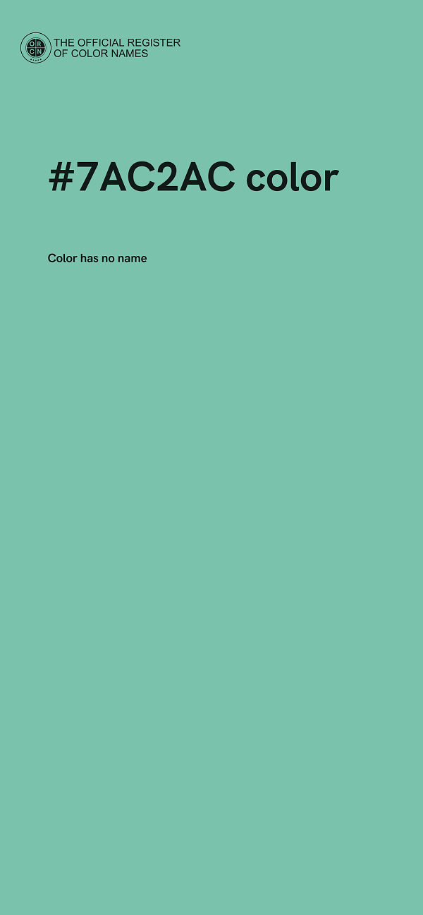 #7AC2AC color image