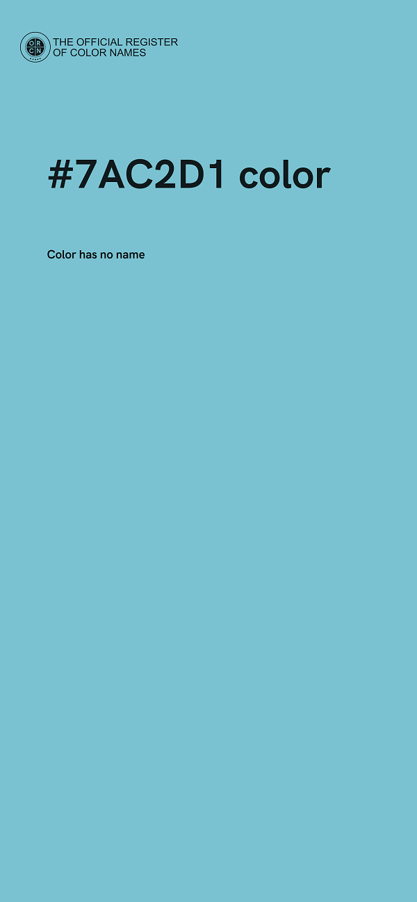#7AC2D1 color image