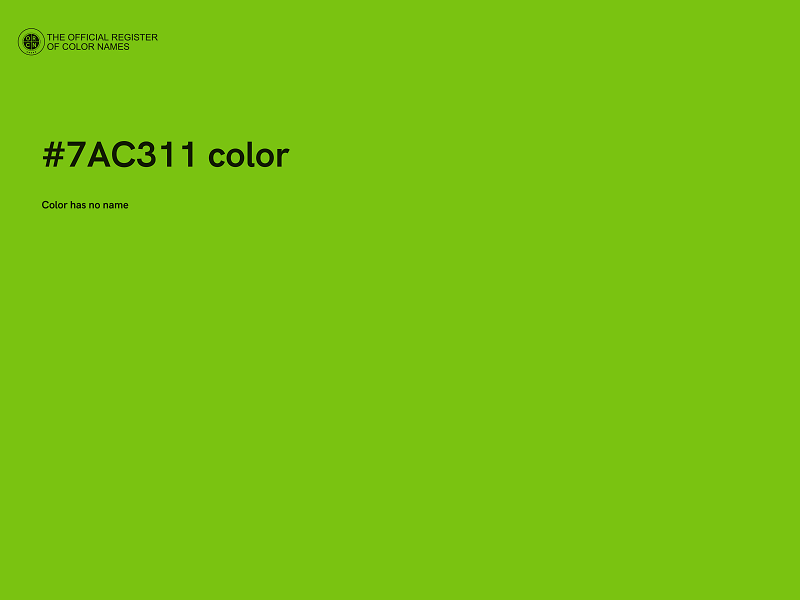 #7AC311 color image