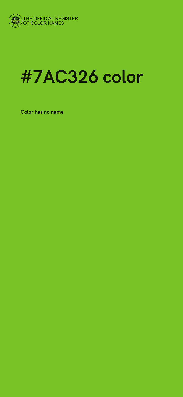 #7AC326 color image